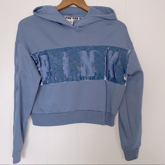PINK Victoria's Secret Tops - PINK CROPPED HOODIE - XS